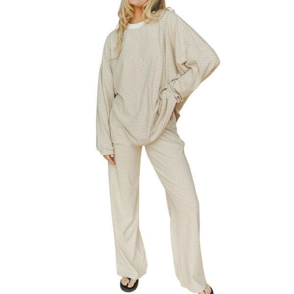 Striped Lounge Set