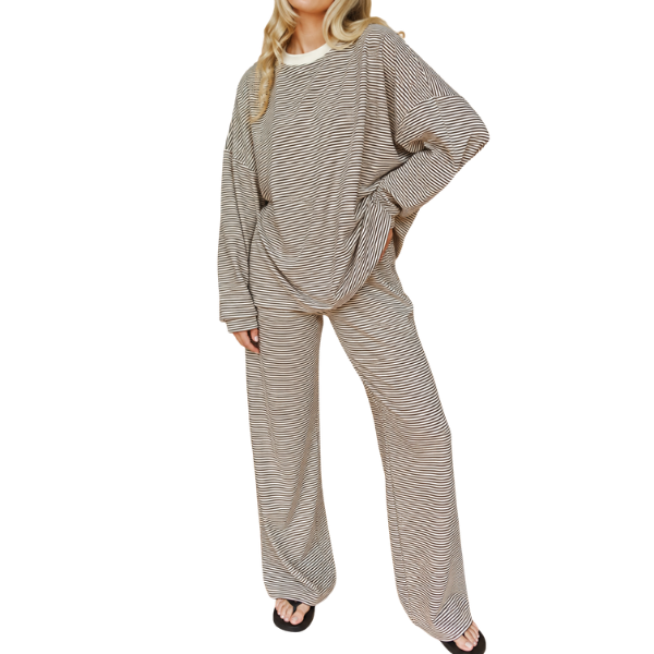 Striped Lounge Set